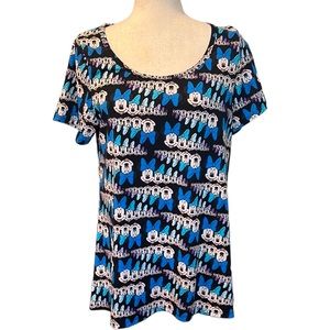 LulaRoe Minnie Mouse Perfect Tee Size M